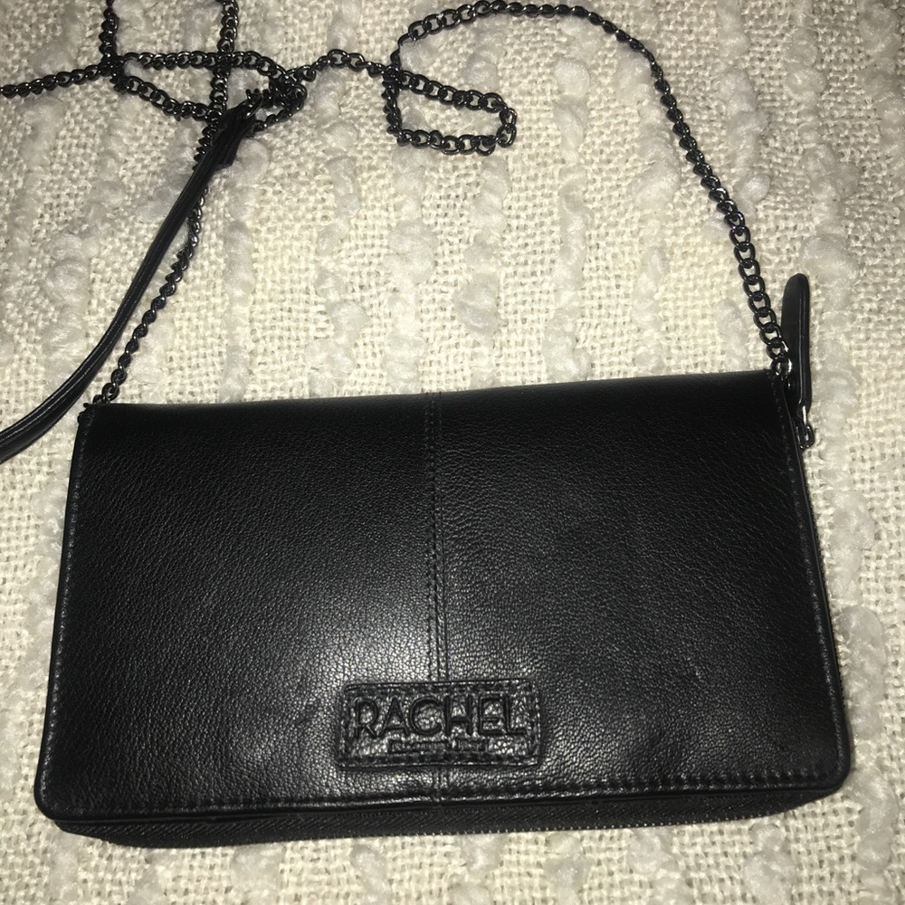 Rachel Roy Black Wallet on Chain